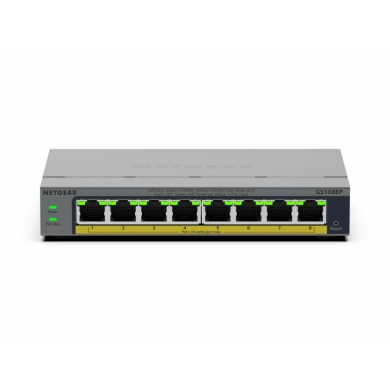Switch de Red Netgear Business GS108EP Ethernet Switch - vista 2