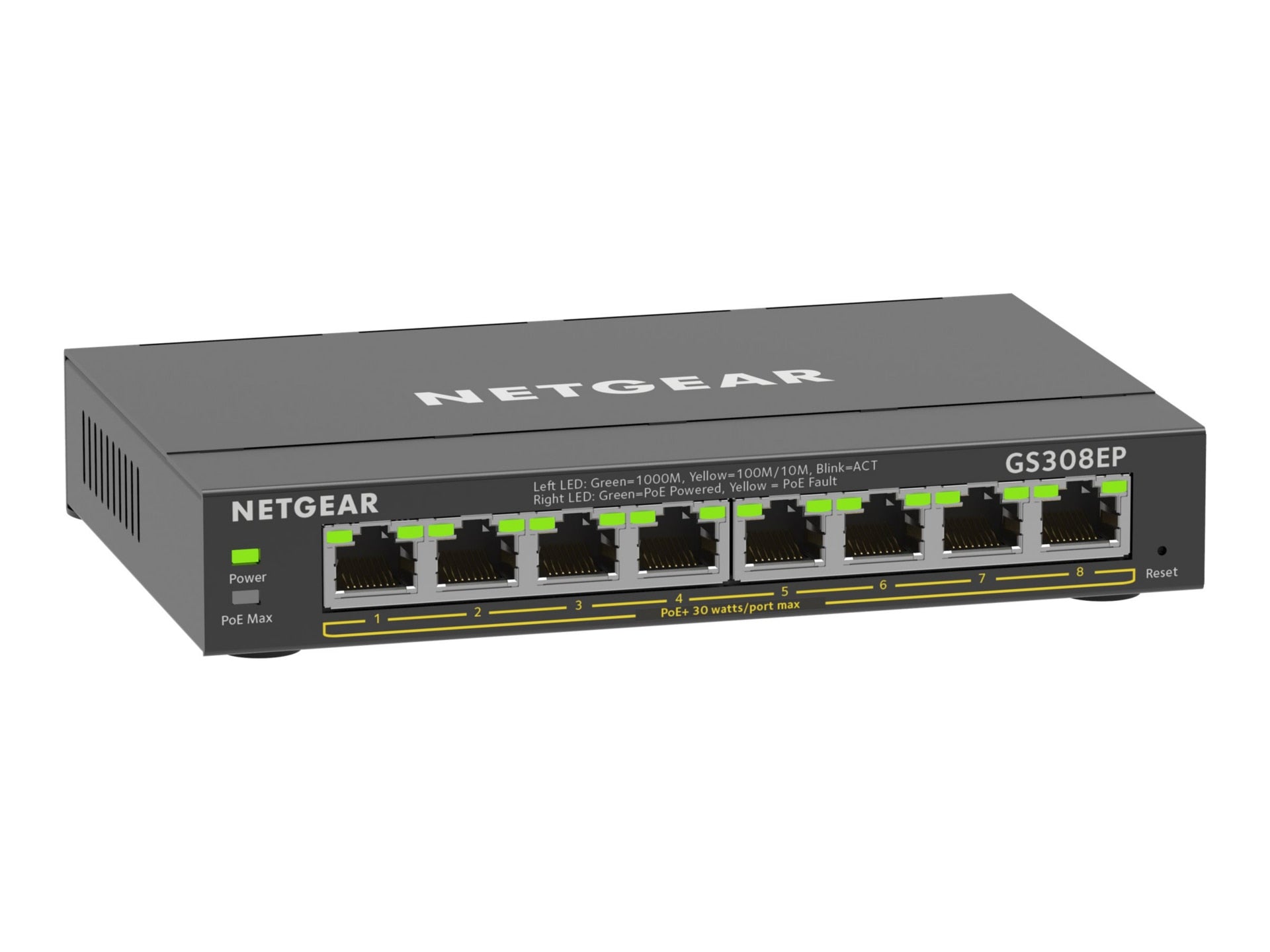 Switch de Red Netgear Business GS308EP Ethernet Switch - vista 3