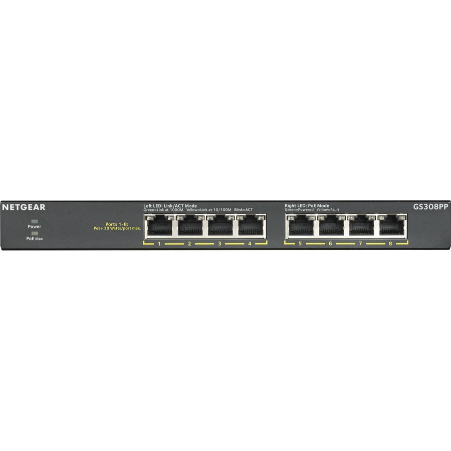 Switch de Red Netgear Business GS308PP Ethernet Switch - vista 5