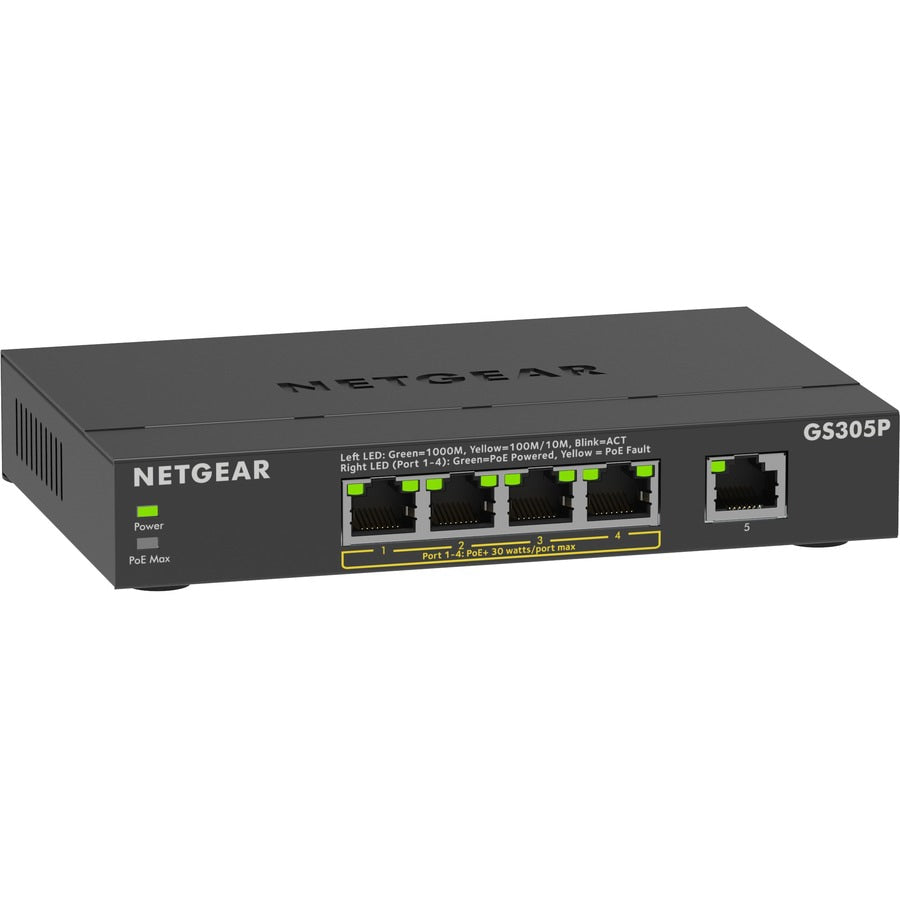 Switch de Red Netgear GS305P Ethernet Switch - vista 6