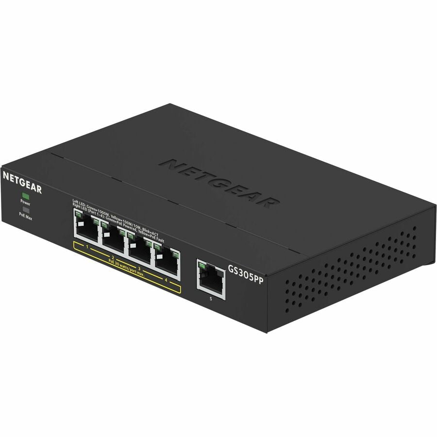 Switch de Red Netgear GS305PP Ethernet Switch - vista 4
