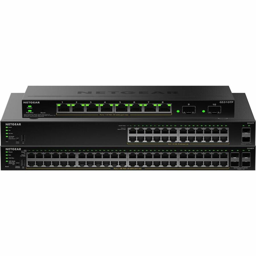 Switch de Red Netgear GS324TPv2 Ethernet Switch - vista 1