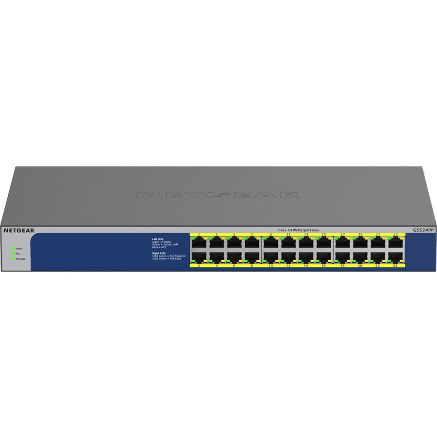 Switch de Red Netgear GS524PP Ethernet Switch - vista 1