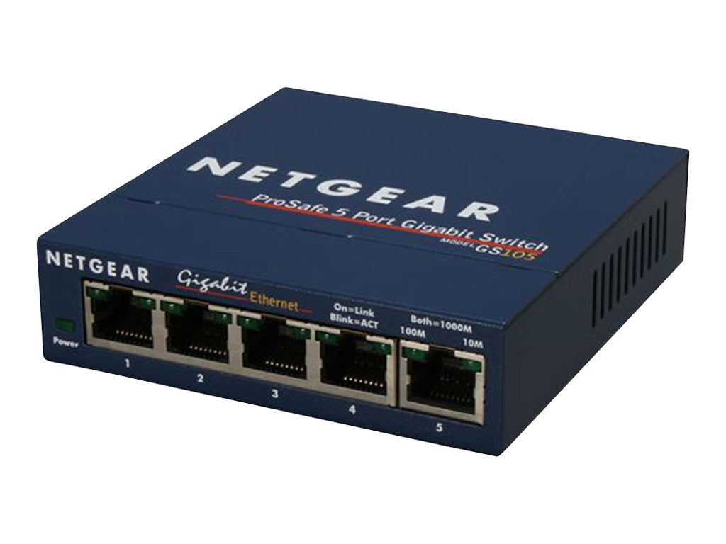 Switch de Red Netgear ProSafe GS105 Ethernet Switch - vista 3