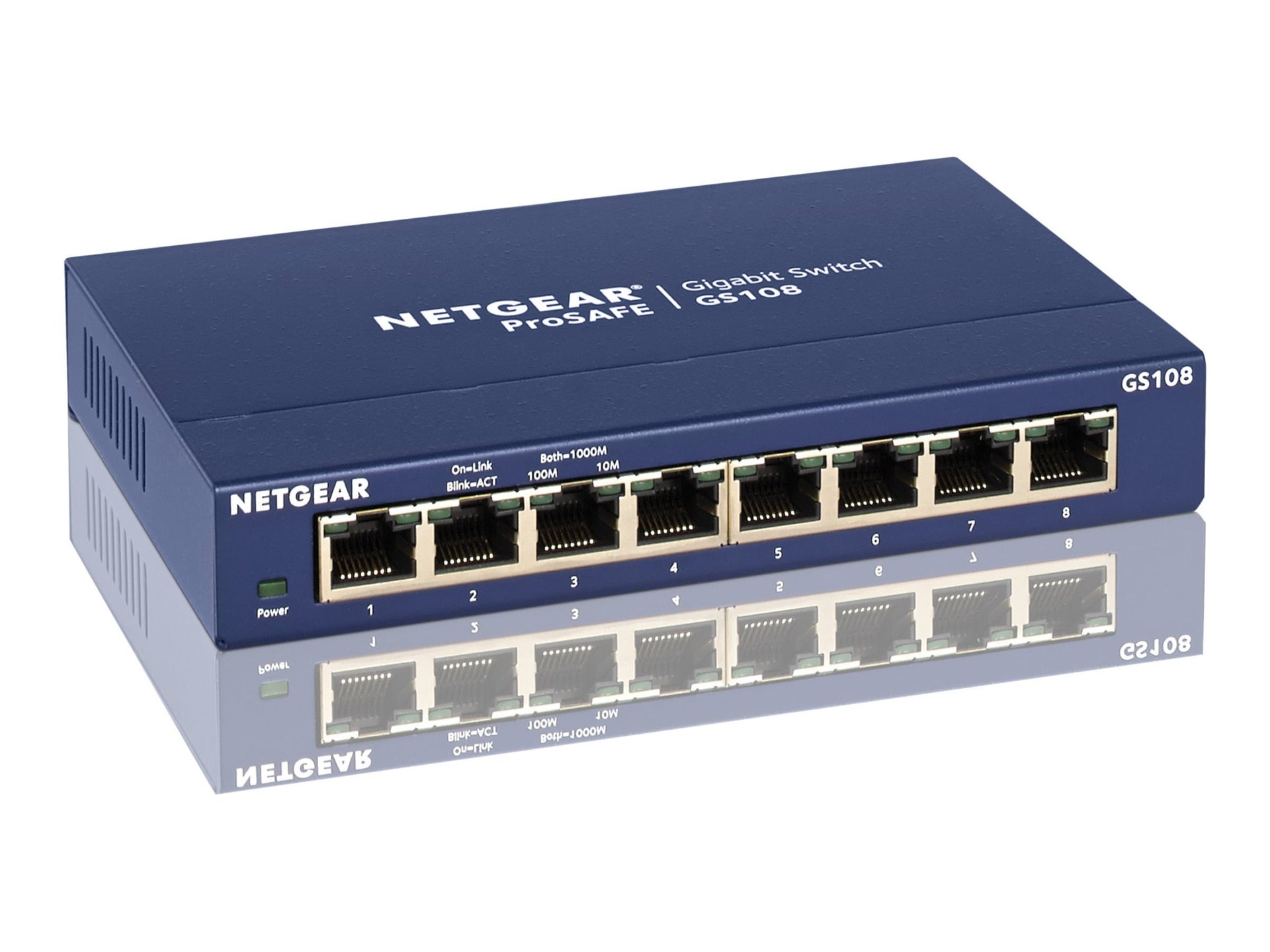 Switch de Red Netgear ProSafe GS108 Ethernet Switch - vista 1