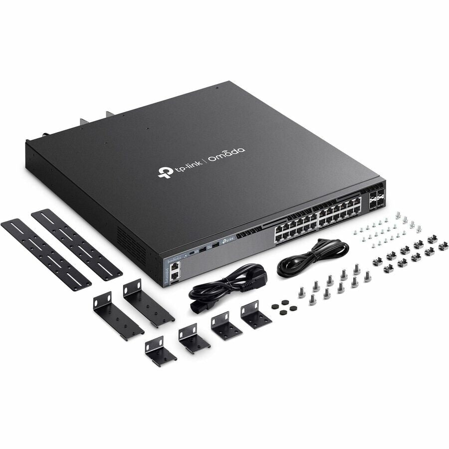 Switch de Red Omada Omada 24-Port Gigabit Stackable L3 Managed PoE+ Switch - vista 7