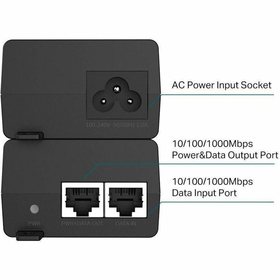 Switch de Red Omada POE160S PoE+ Injector - vista 4