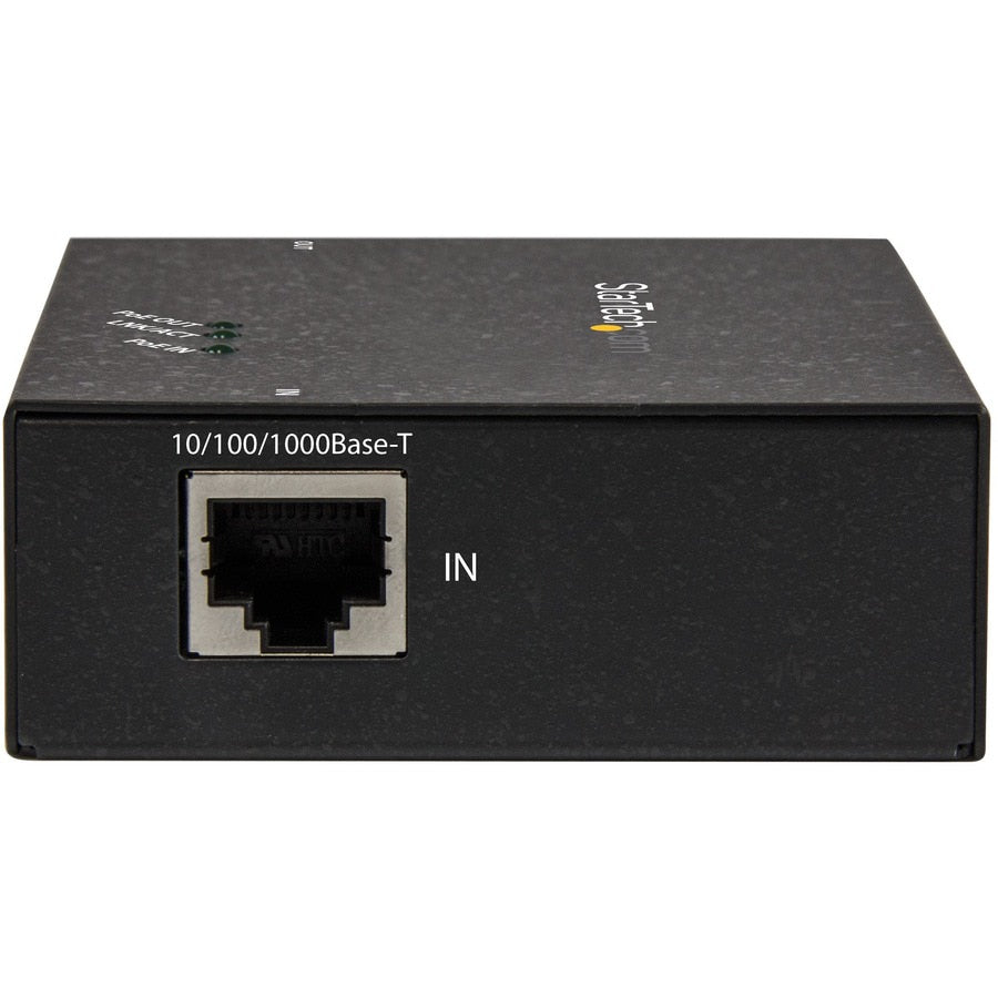 Switch de Red StarTech.com StarTech 1 Port Gigabit PoE+ Extender - vista 3