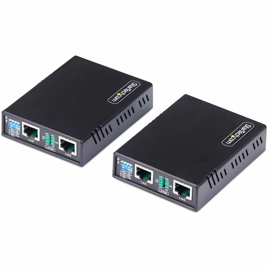 Switch de Red StarTech.com StarTech 10/100 Ethernet Extender Kit 0.5mi (800m) - vista 1