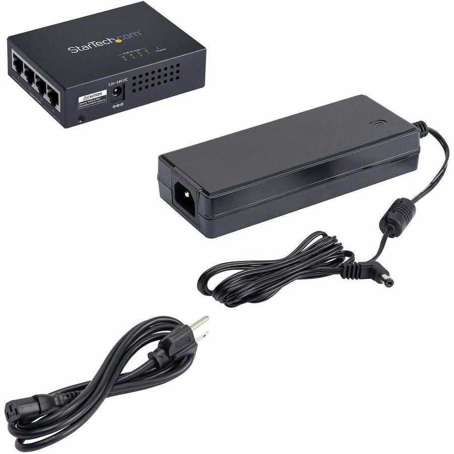 Switch de Red StarTech.com StarTech 4-Port Gigabit Midspan - vista 6