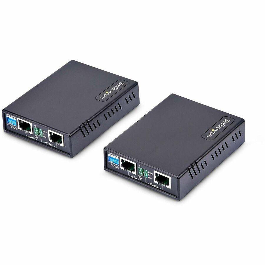 Switch de Red StarTech.com StarTech VDSL2 Ethernet Extender Kit over Single Pair Wire - vista 1