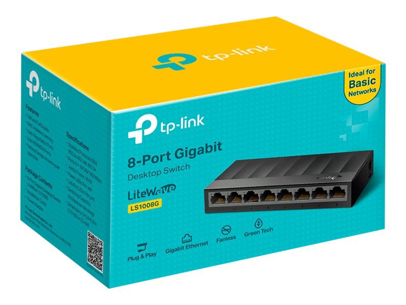 Switch de Red TP-Link LS1008G - vista 3