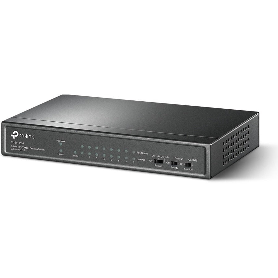 Switch de Red TP-Link TL-SF1009P - vista 5