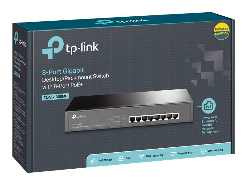 Switch de Red TP-Link TL-SG1008MP - vista 4