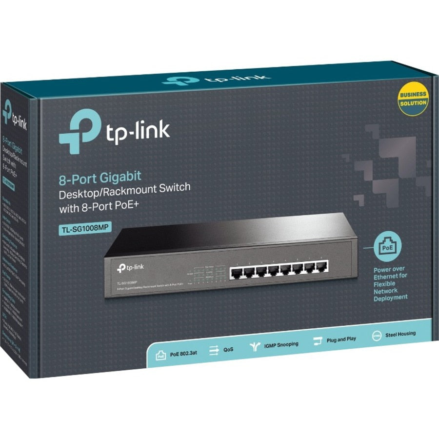 Switch de Red TP-Link TL-SG1008MP - vista 7
