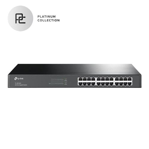 Switch de Red TP-Link TL-SG1024 24 Puertos Gigabit No Administrable Rack 1U — vista frontal