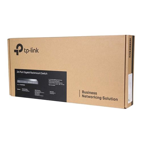 Switch de Red TP-Link TL-SG1024 24 Puertos Gigabit No Administrable Rack 1U — vista posterior