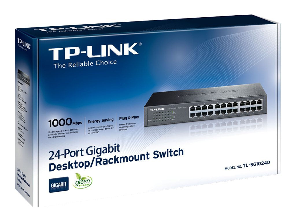 Switch de Red TP-LINK TL-SG1024D - vista 3