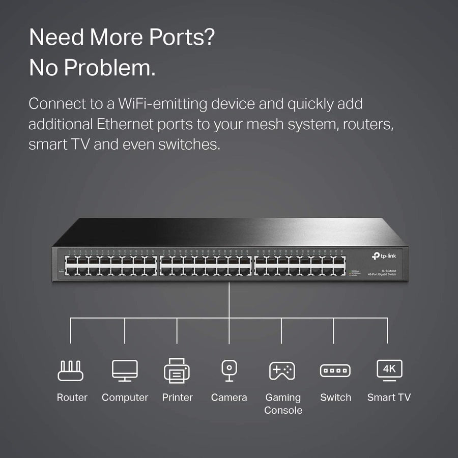 Switch de Red TP-LINK TL-SG1048 - vista 4