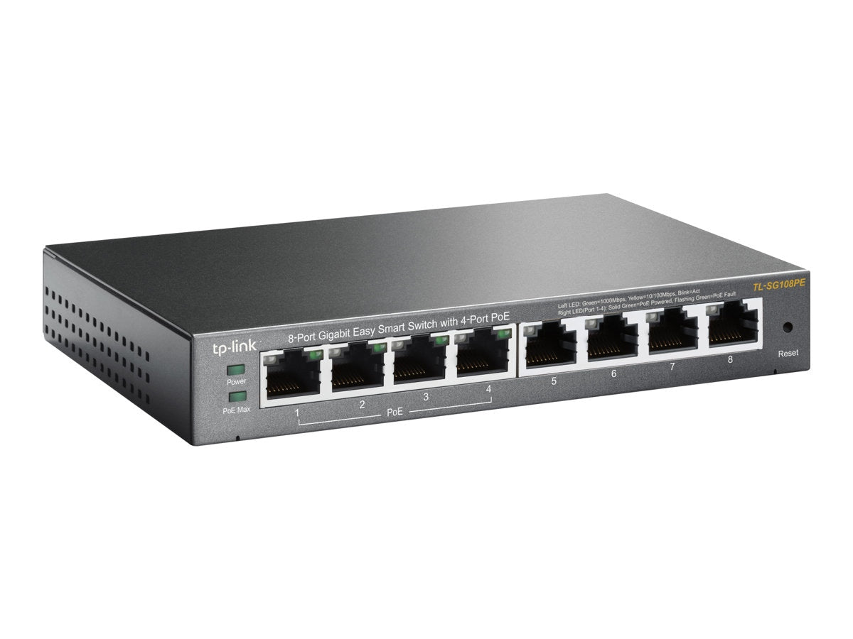 Switch de Red TP-Link TL-SG108PE - vista 4
