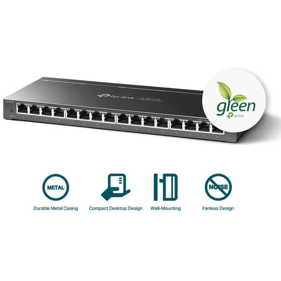 Switch de Red TP-Link TL-SG116E - vista 4