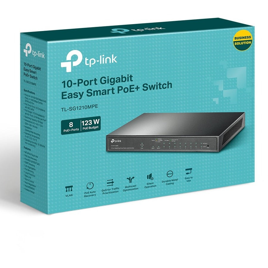 Switch de Red TP-Link TL-SG1210MPE - vista 3