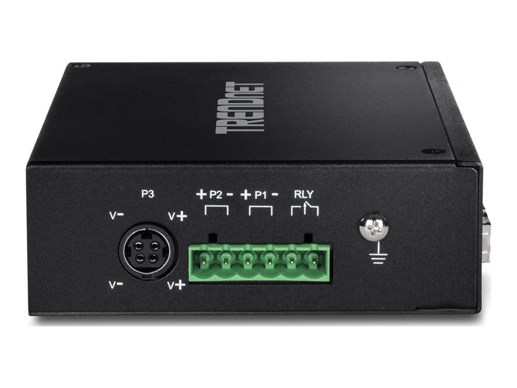 Switch de Red TRENDnet 6-Port Hardened Industrial Gigabit PoE+ DIN-Rail Switch - vista 6
