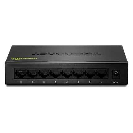 Switch de Red TRENDnet 8-Port Gigabit GREENnet Switch - vista 3