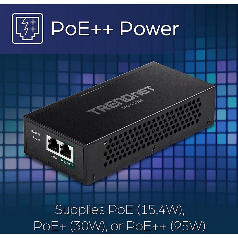 Switch de Red TRENDnet Gigabit PoE++ Injector - vista 7