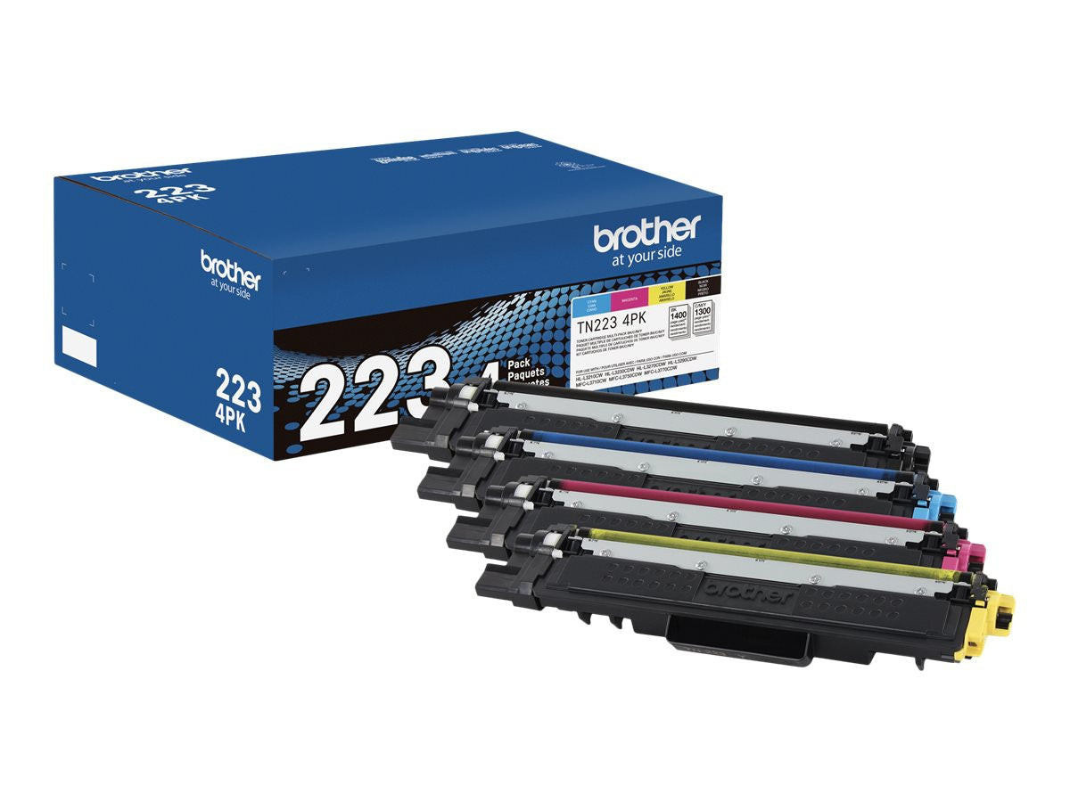 Tóner Brother 223 4PK Black, Cyan, Magenta, Yellow - vista 1