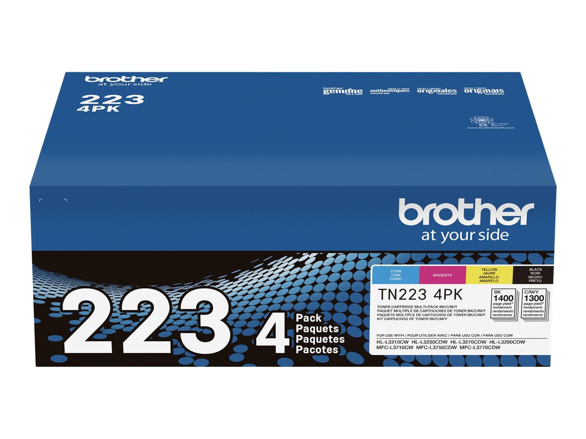 Tóner Brother 223 4PK Black, Cyan, Magenta, Yellow - vista 4