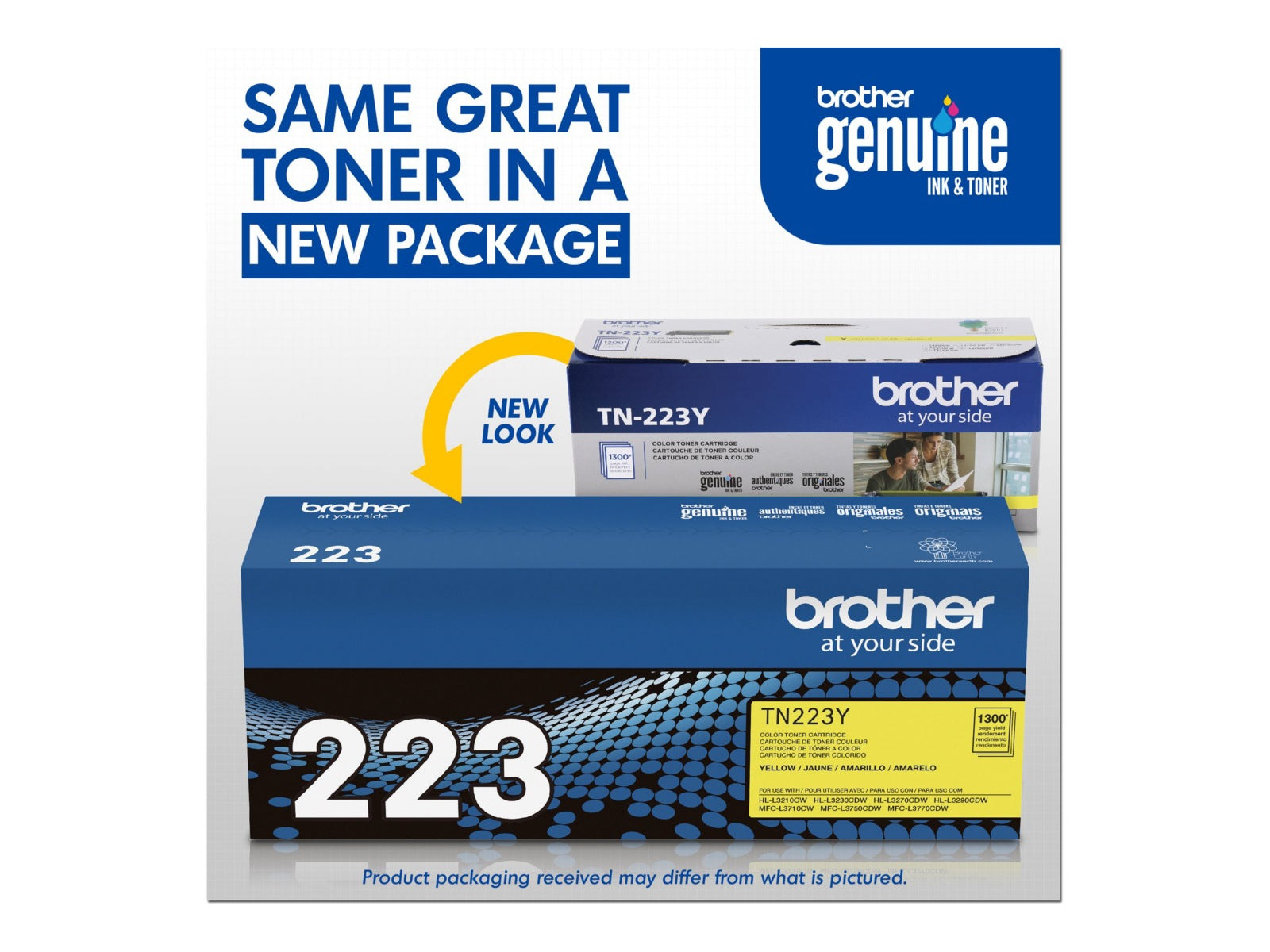 Tóner Brother 223Y Amarillo - vista 2