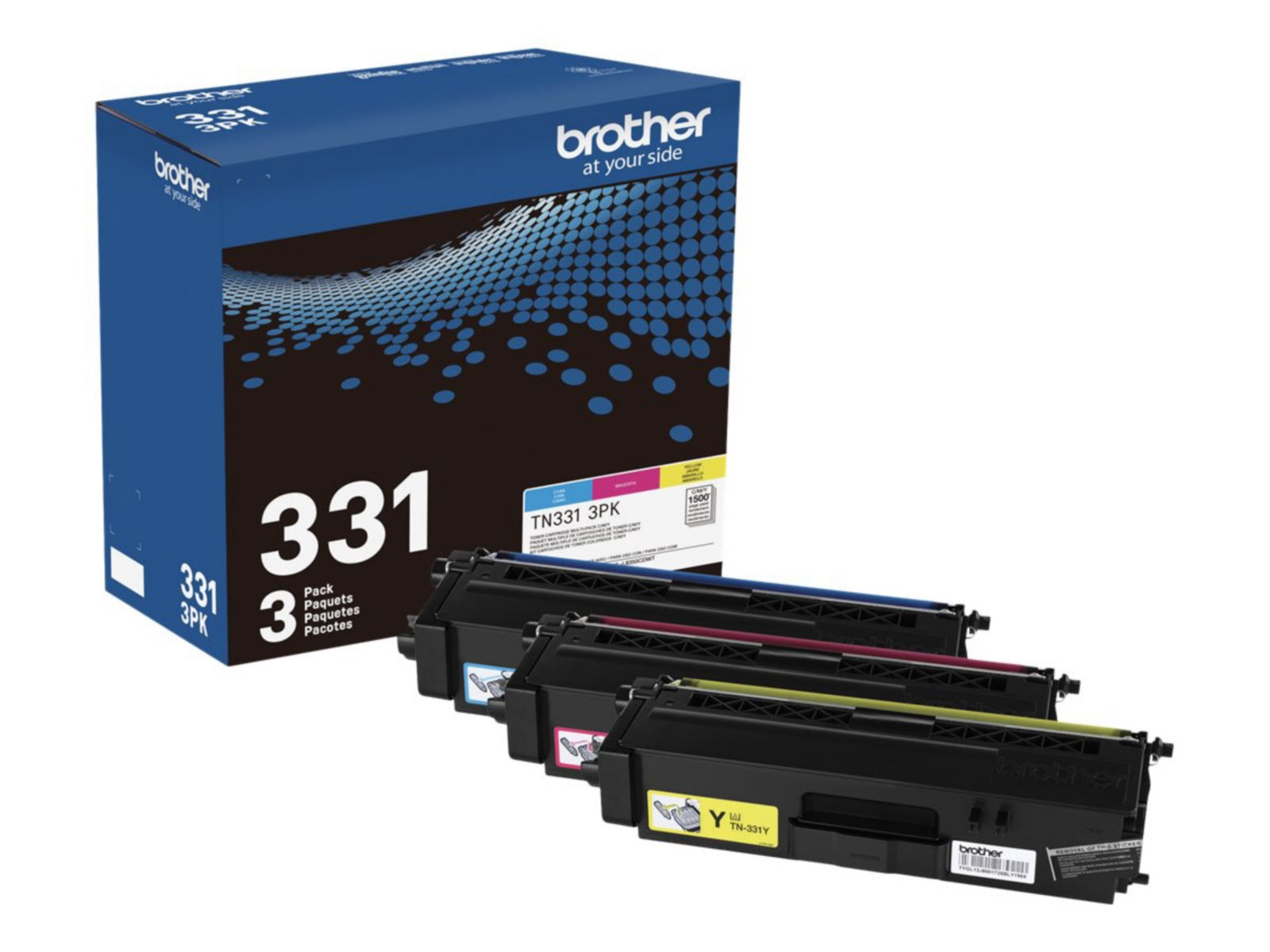Tóner Brother 331 3PK Cyan, Magenta, Yellow - vista 1