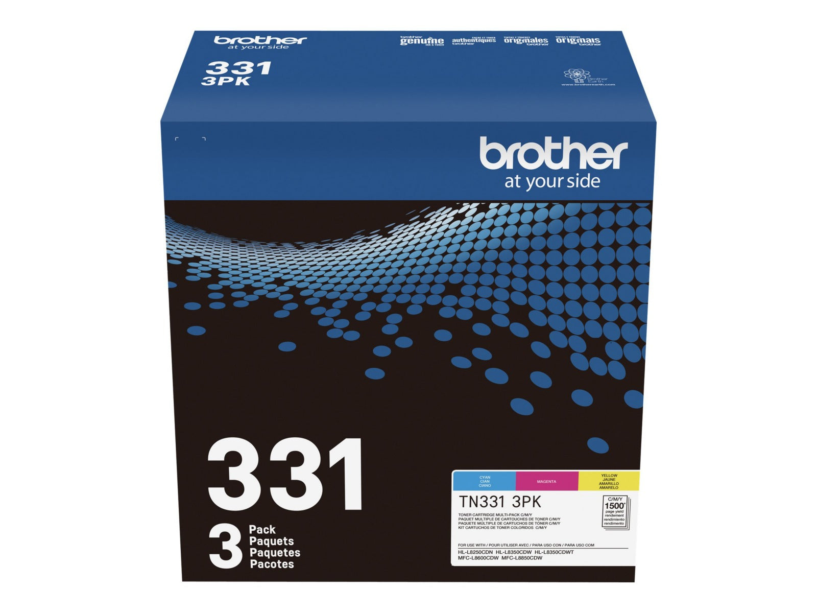 Tóner Brother 331 3PK Cyan, Magenta, Yellow - vista 4