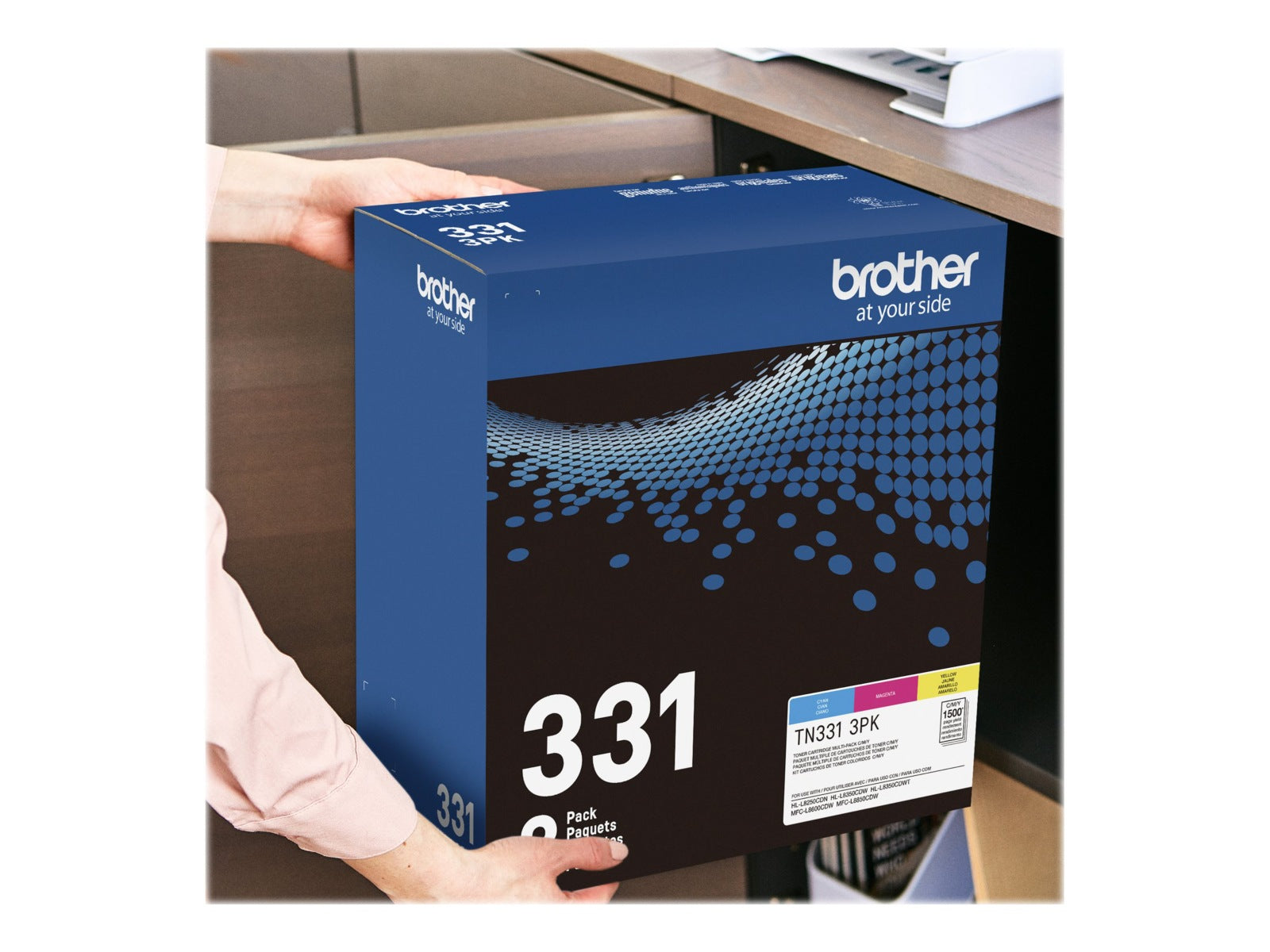 Tóner Brother 331 3PK Cyan, Magenta, Yellow - vista 5