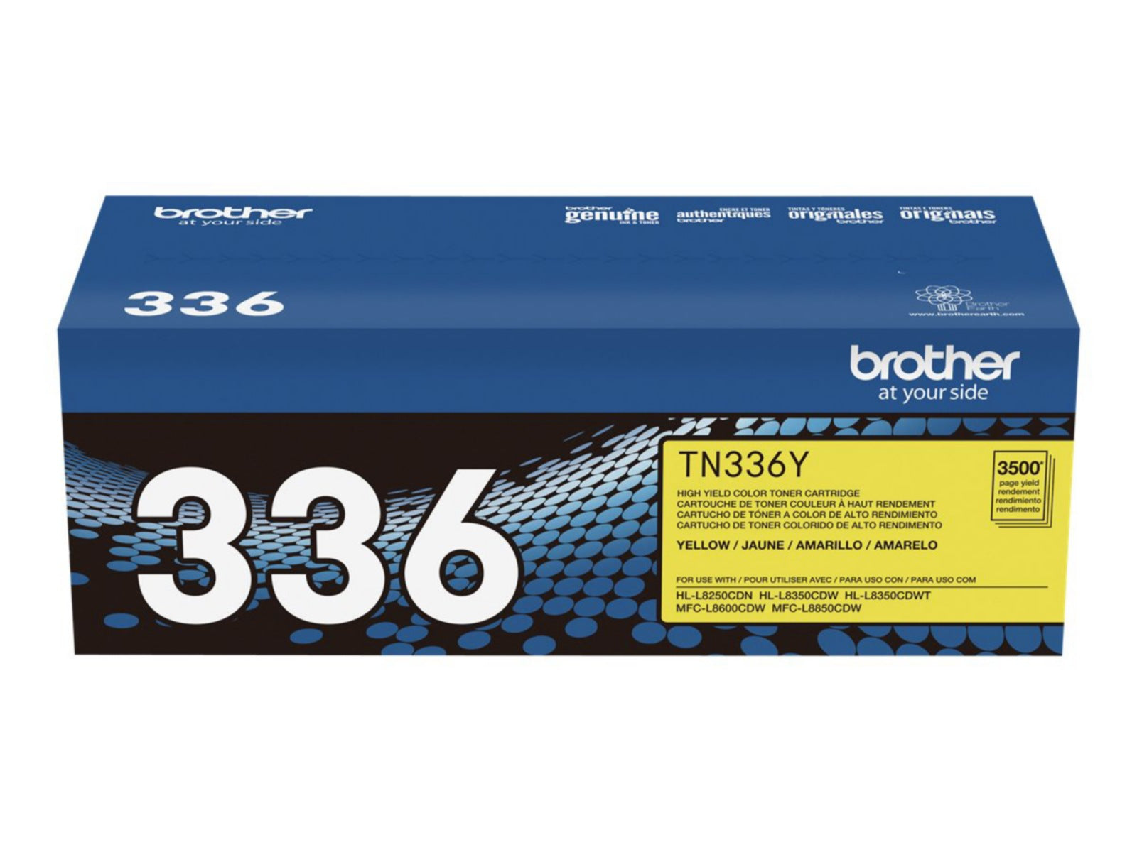 Tóner Brother 336Y Amarillo Alto Rendimiento - vista 4