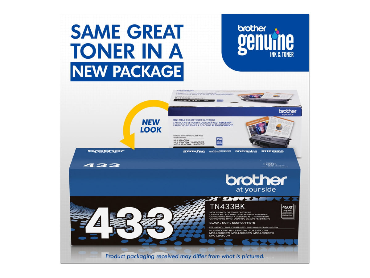 Tóner Brother 433BK Negro Alto Rendimiento - vista 2