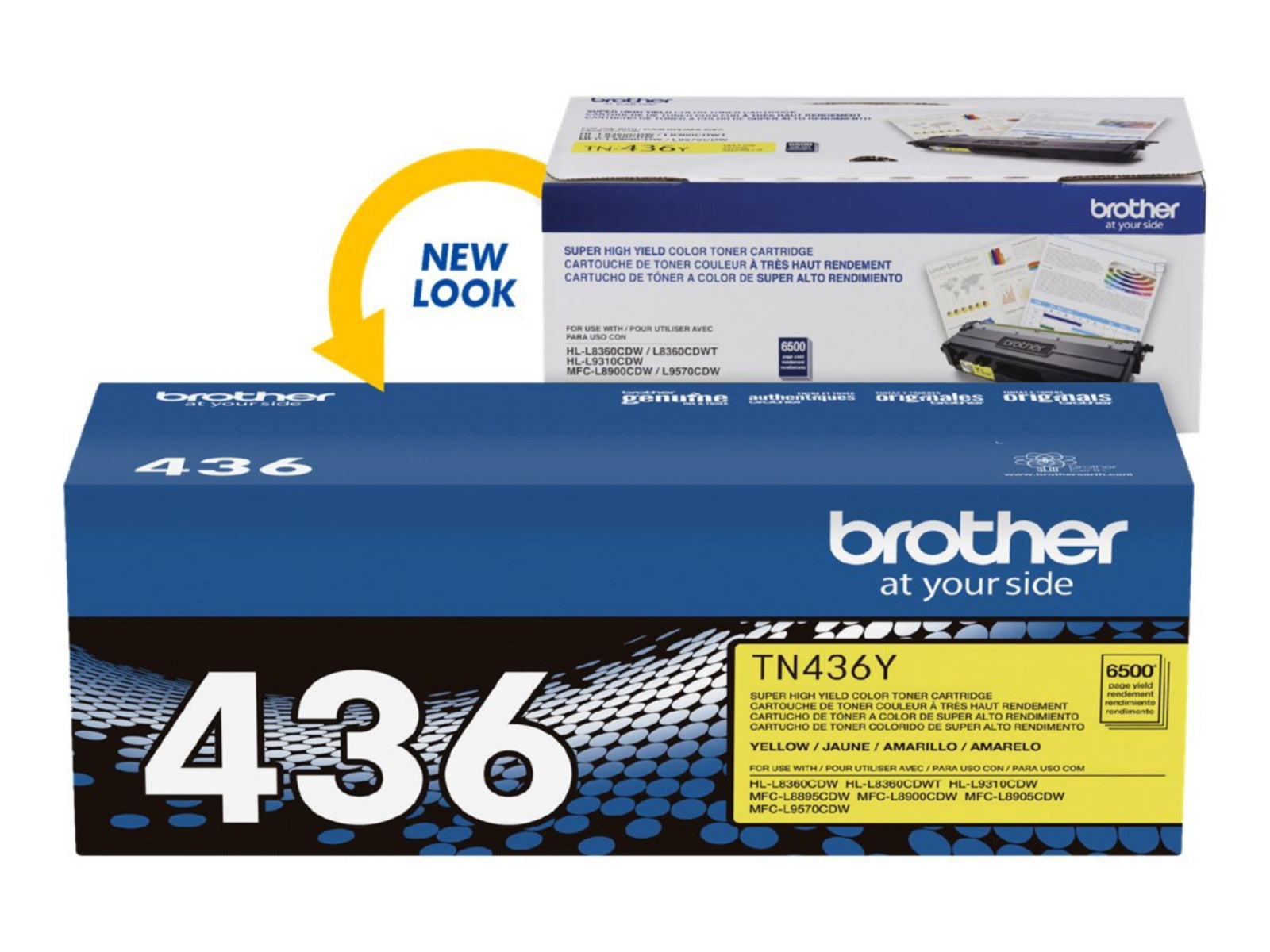 Tóner Brother 436Y Amarillo Alto Rendimiento - vista 2