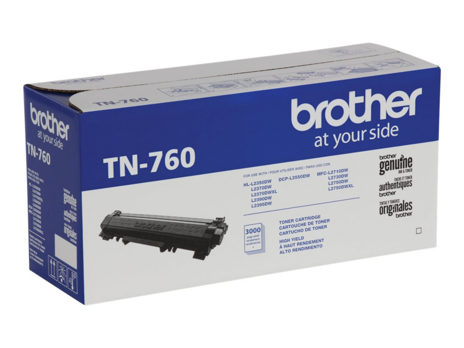 Tóner Brother 760 Negro Alto Rendimiento - vista 4