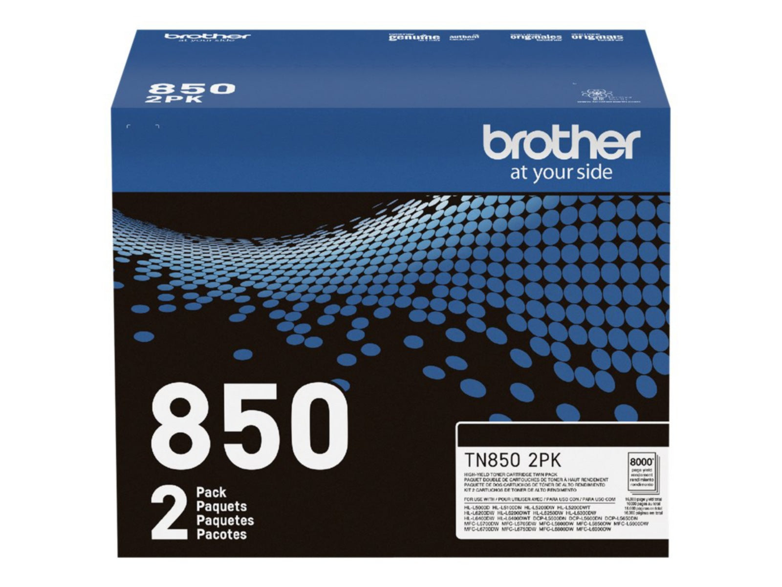 Tóner Brother 850 Negro Alto Rendimiento - vista 3