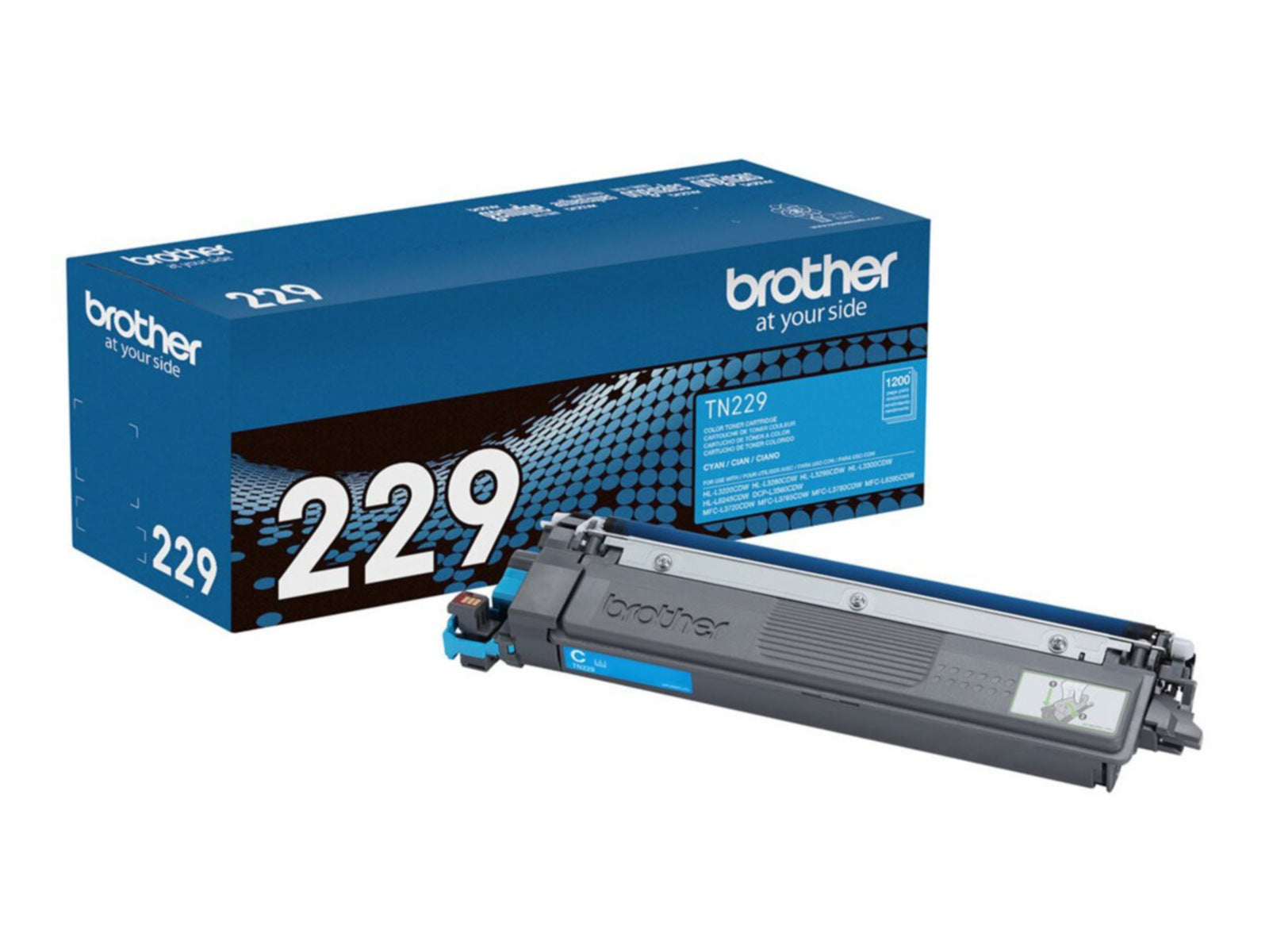 Tóner Brother TN229C Cian - vista 2