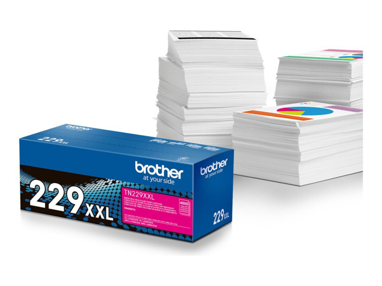 Tóner Brother TN229XXLM Magenta Alto Rendimiento - vista 3
