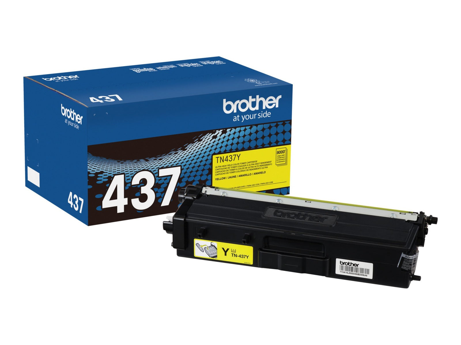 Tóner Brother TN437Y Amarillo Alto Rendimiento - vista 1