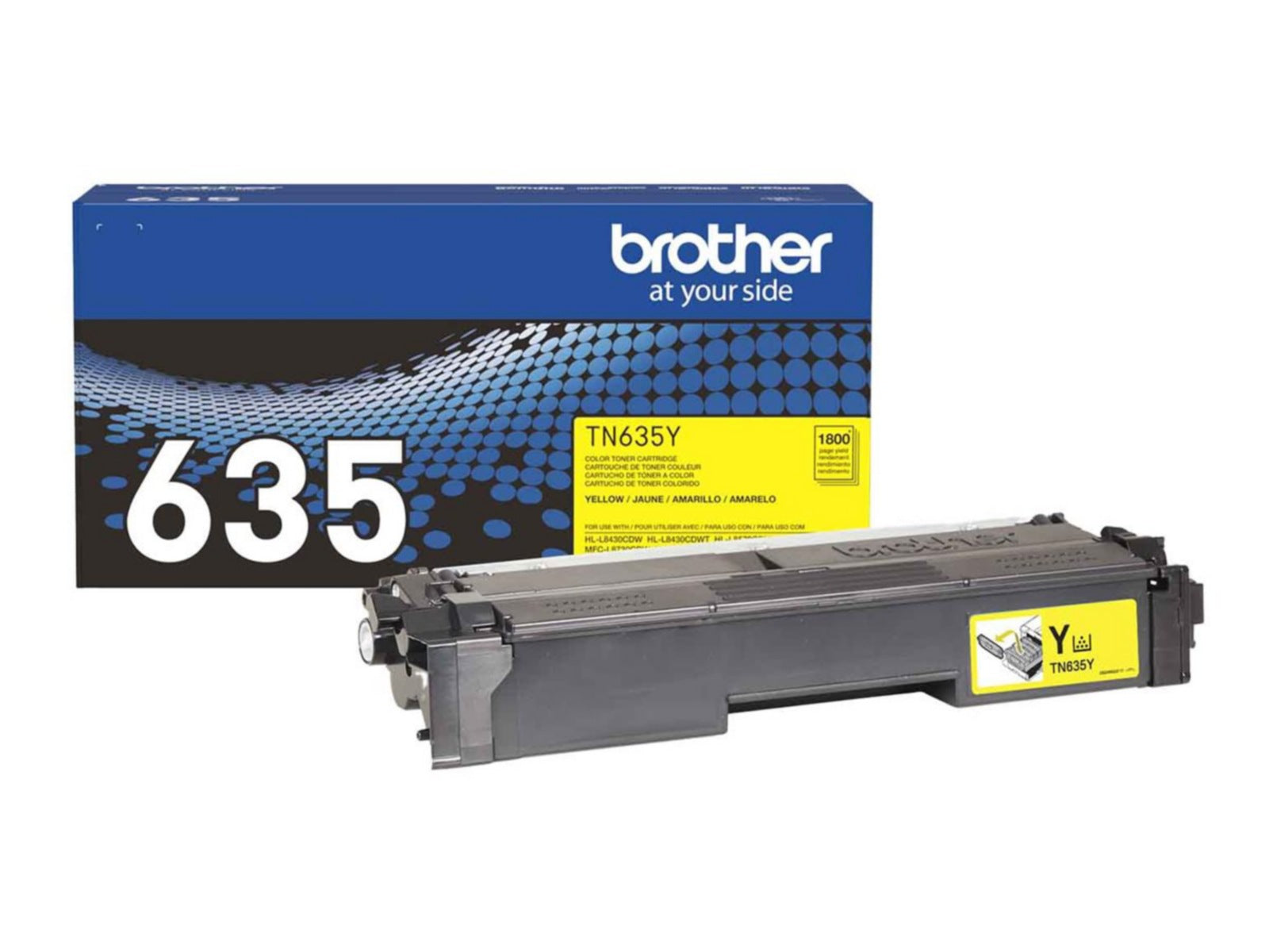 Tóner Brother TN635Y Amarillo - vista 1