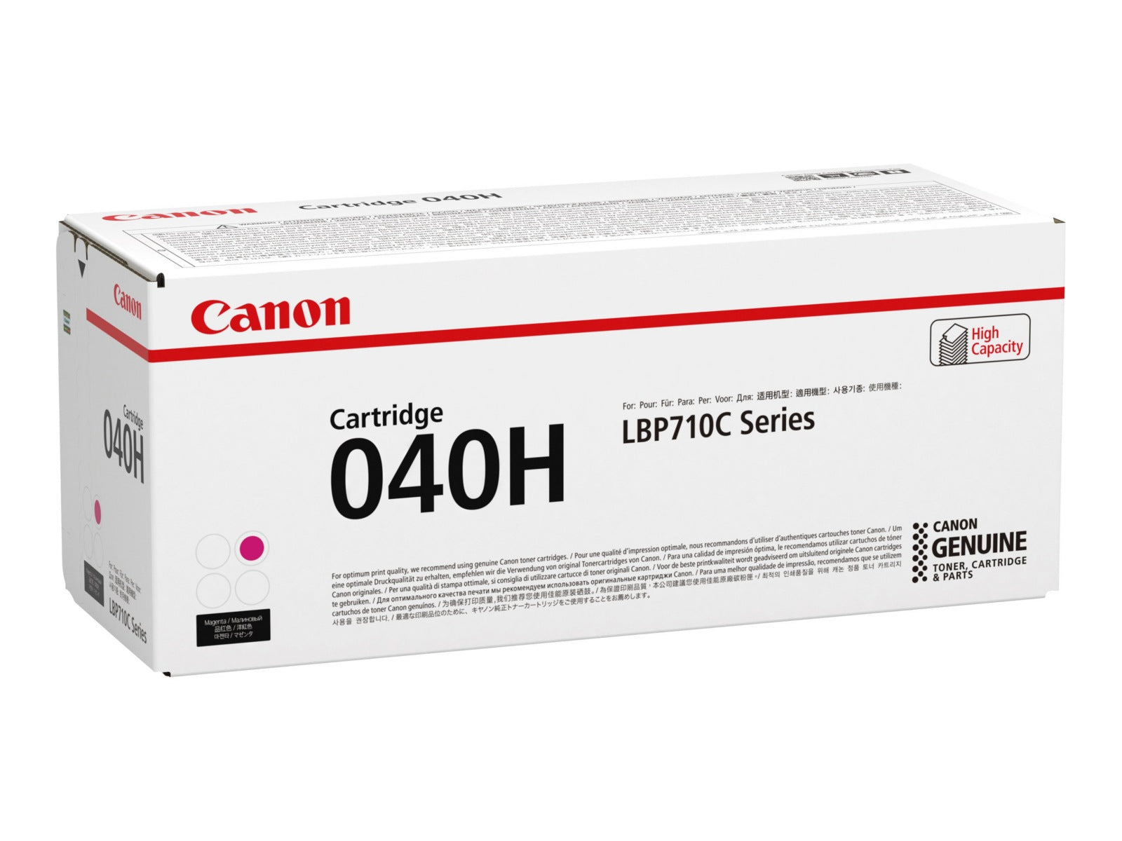 Tóner Canon 040 H Magenta Alto Rendimiento - vista 4