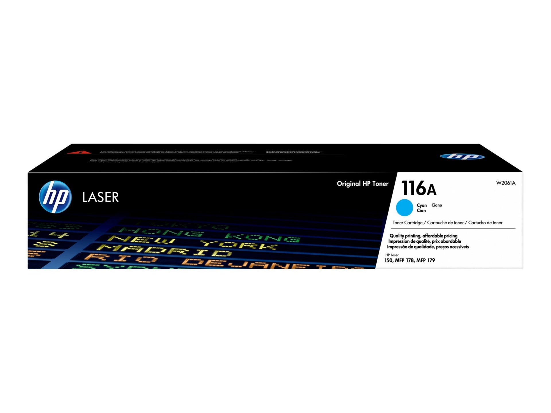 Tóner HP 116A (W2061A) Cian - vista 1