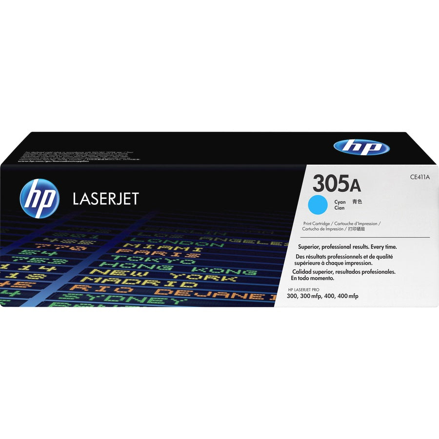 Tóner HP 305A (CE411A) Cian - vista 6
