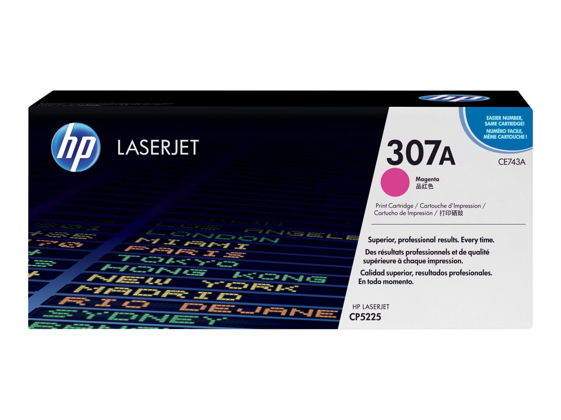 Tóner HP 307A (CE743A) Magenta - vista 1