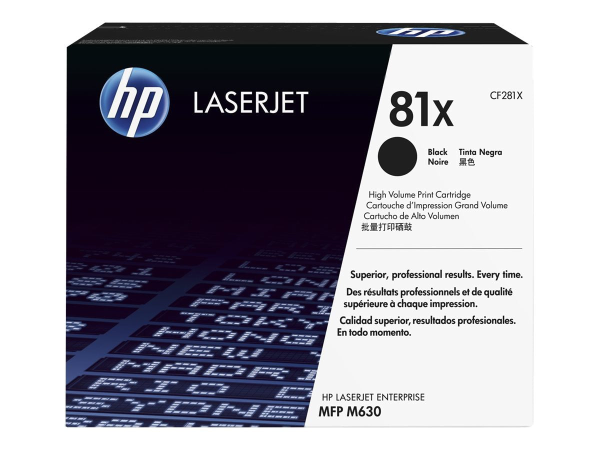 Tóner HP 81X (CF281X) Negro Alto Rendimiento - vista 1