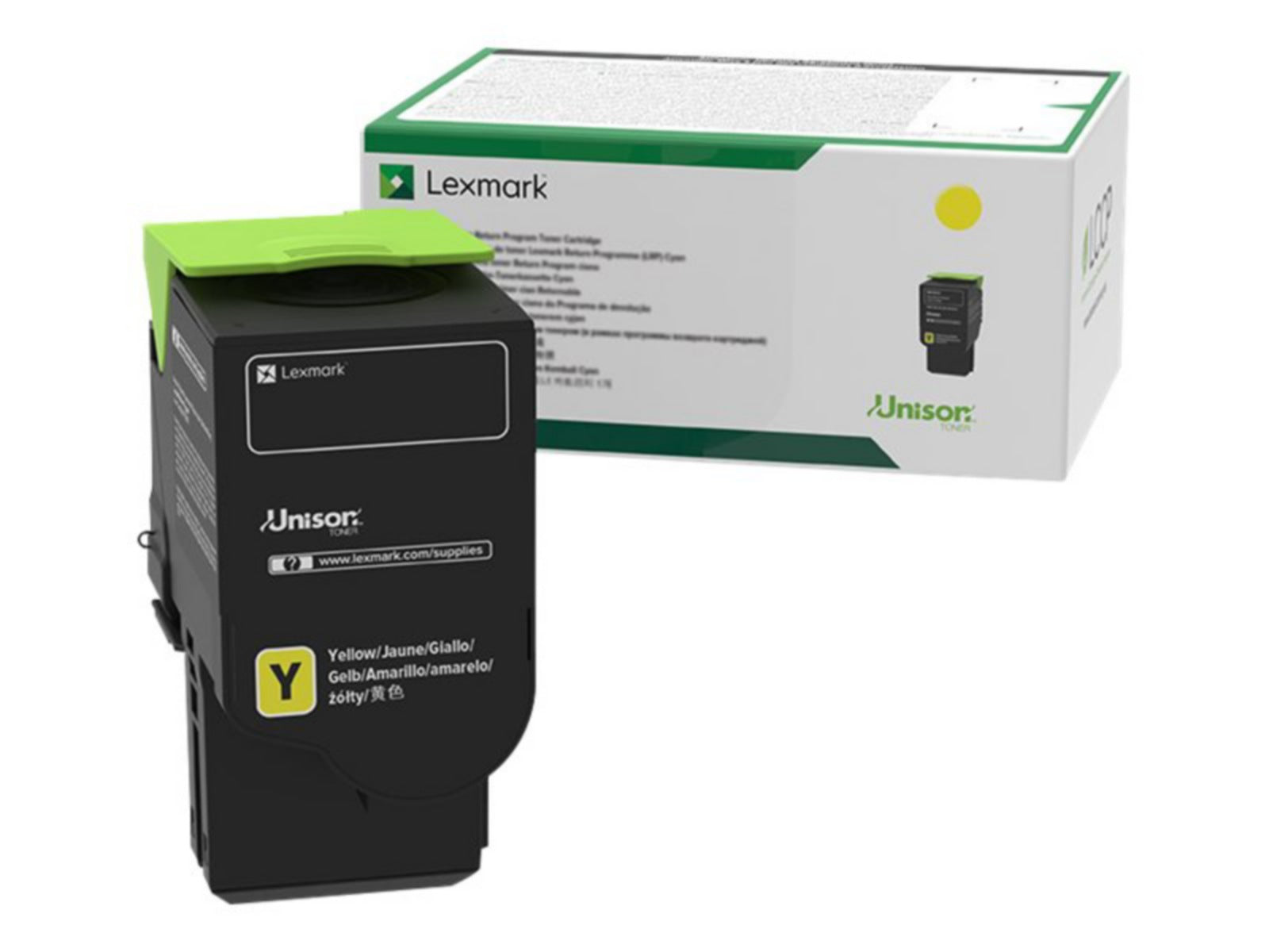 Tóner Lexmark 701XY Amarillo Alto Rendimiento - vista 1